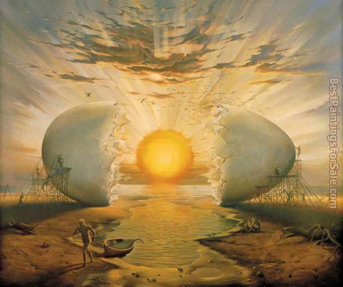 Vladimir Kush Sunrise by the Ocean